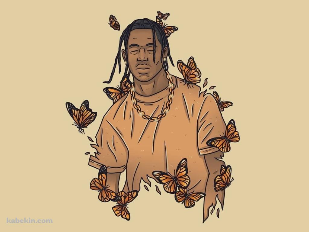トラヴィス・スコット / Travis scott / ラッパーの壁紙(1024px x 768px) 高画質 PC・デスクトップ用