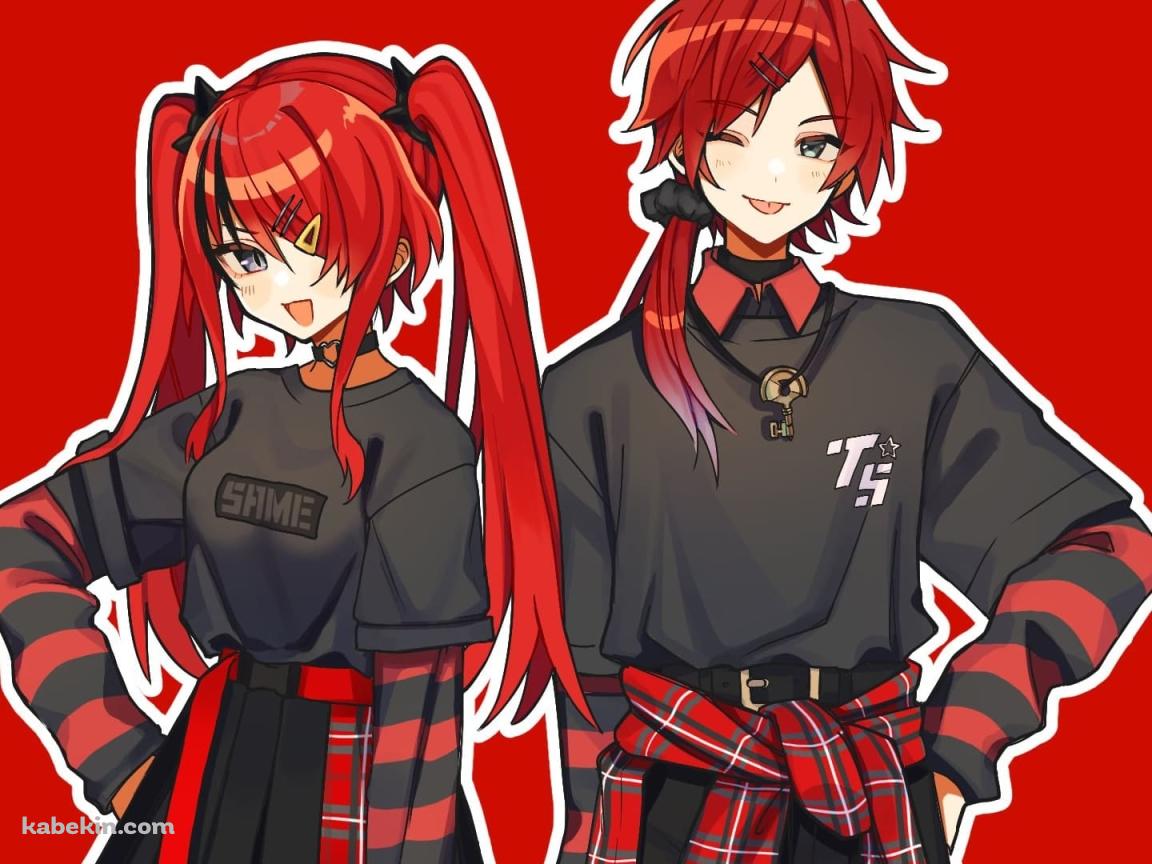 かわいいローレン・イロアスとレイン・パターソン / バーチャルYouTuberの壁紙(1152px x 864px) 高画質 PC・デスクトップ用