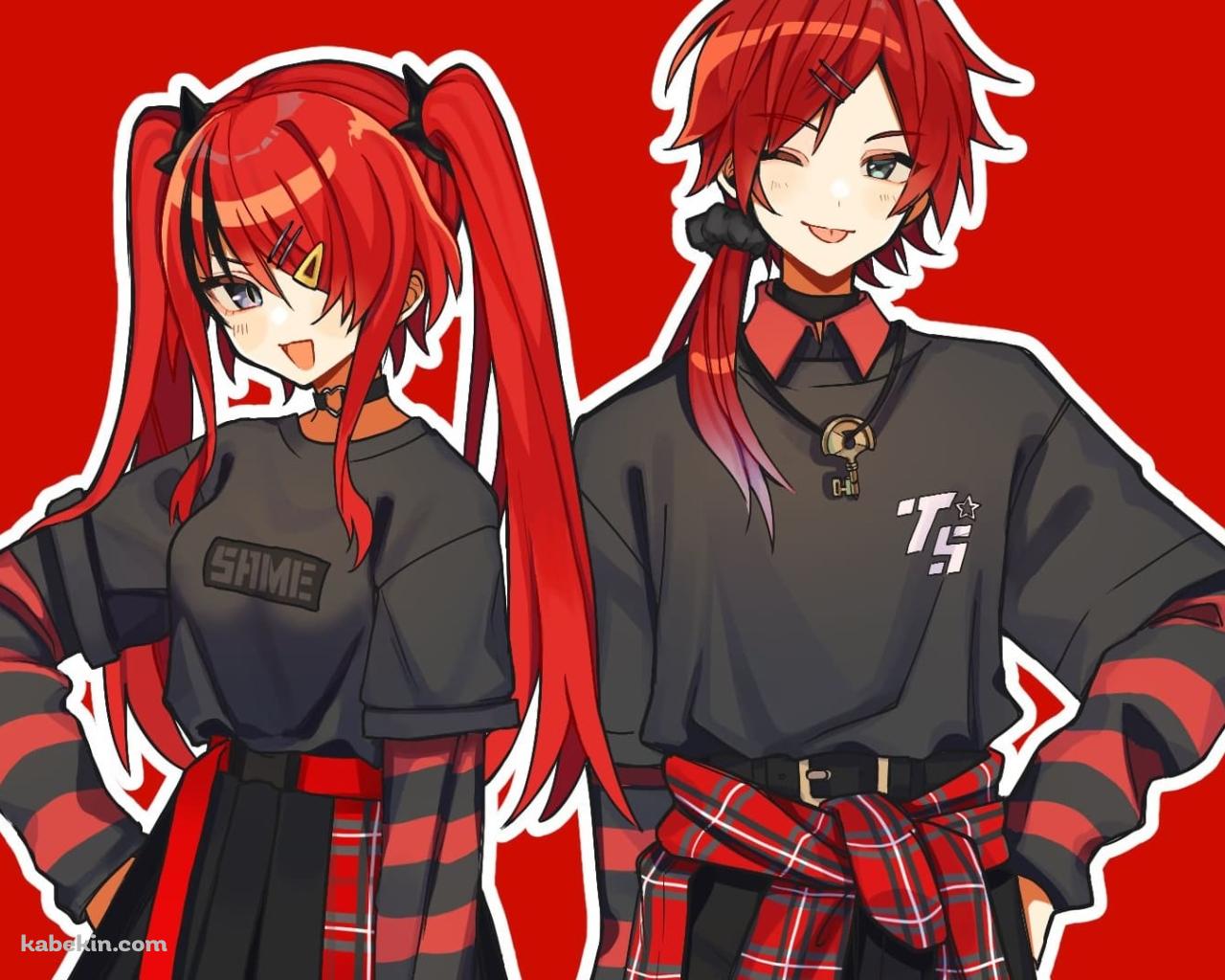 かわいいローレン・イロアスとレイン・パターソン / バーチャルYouTuberの壁紙(1280px x 1024px) 高画質 PC・デスクトップ用