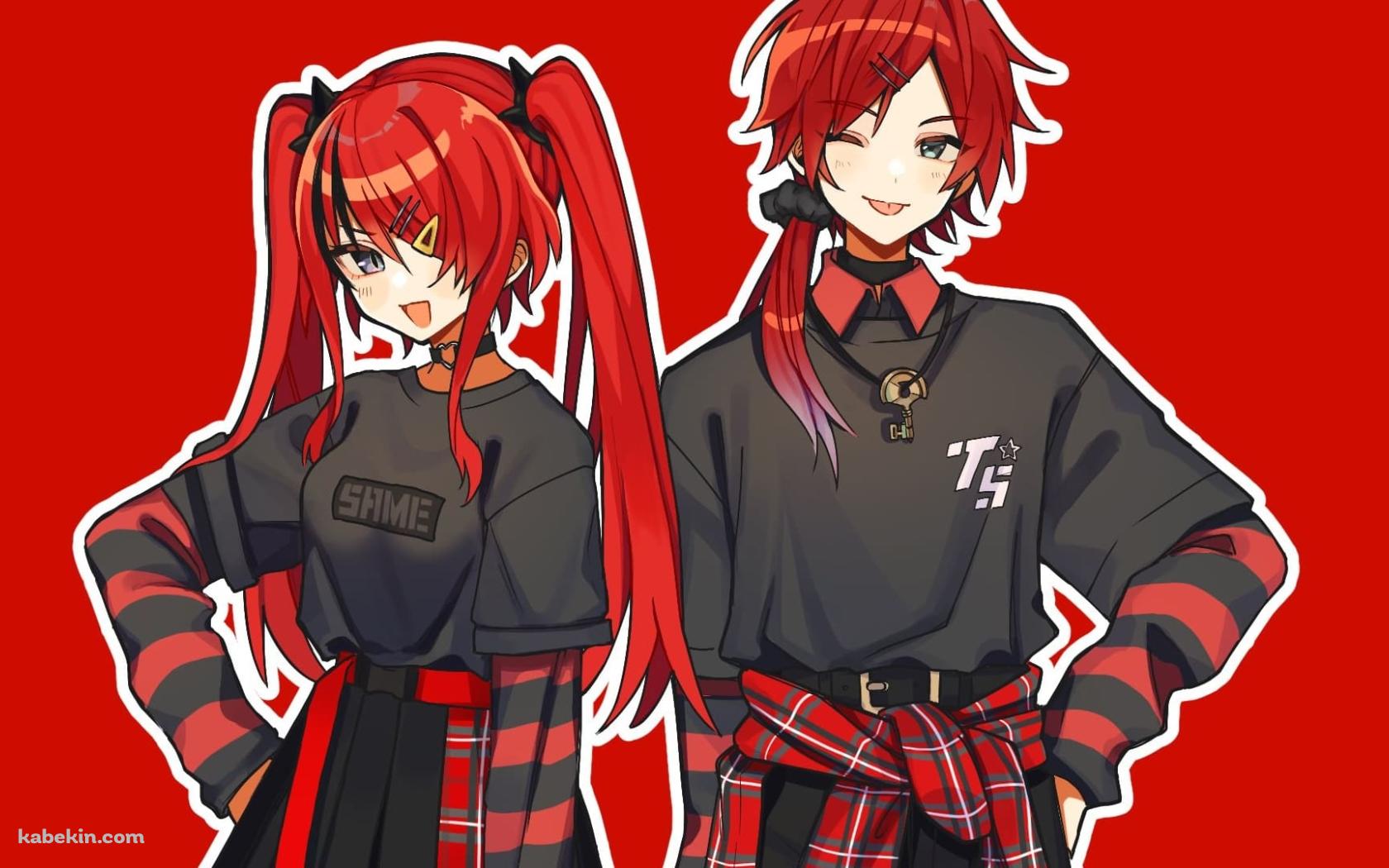 かわいいローレン・イロアスとレイン・パターソン / バーチャルYouTuberの壁紙(1680px x 1050px) 高画質 PC・デスクトップ用