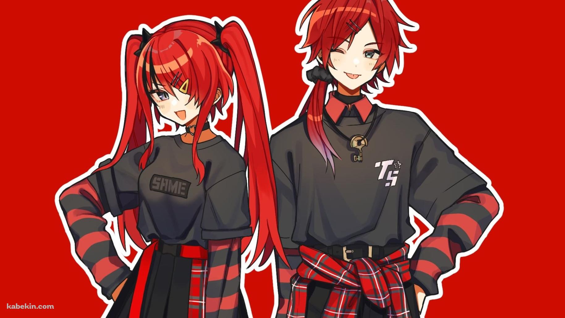かわいいローレン・イロアスとレイン・パターソン / バーチャルYouTuberの壁紙(1829px x 1029px) 高画質 PC・デスクトップ用