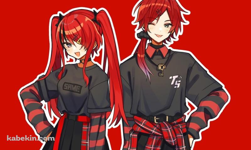 かわいいローレン・イロアスとレイン・パターソン / バーチャルYouTuberの壁紙(800px x 480px) 高画質 PC・デスクトップ用