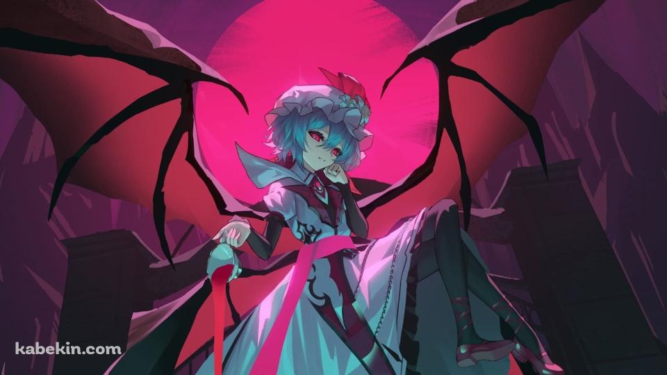 妖艶な雰囲気のレミリア・スカーレット / 東方の壁紙(960px x 540px) 高画質 PC・デスクトップ用
