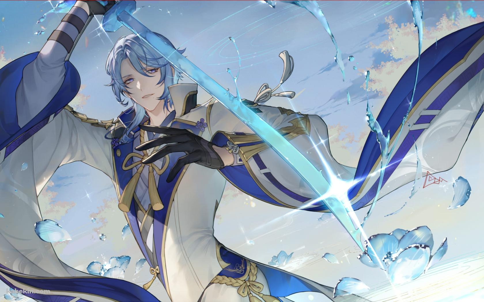 かっこいい神里綾人 / 原神の壁紙(1680px x 1050px) 高画質 PC・デスクトップ用