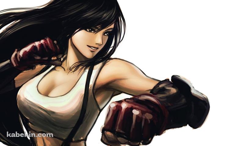 ティファ / FF7 / 手書き / イラスト / ファンアートの壁紙(800px x 480px) 高画質 PC・デスクトップ用