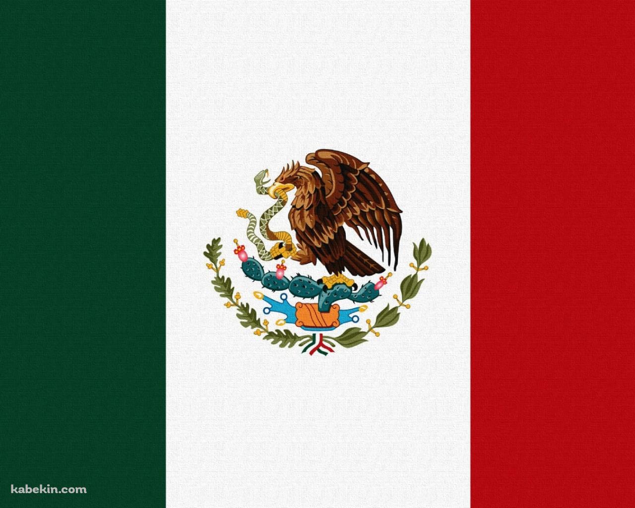 メキシコの国旗 / 鷲 / 蛇 / サボテンの壁紙(1280px x 1024px) 高画質 PC・デスクトップ用