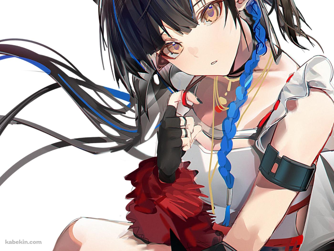 綺麗なブラックナイト / アークナイツ / ファンアート / イラストの壁紙(1400px x 1050px) 高画質 PC・デスクトップ用