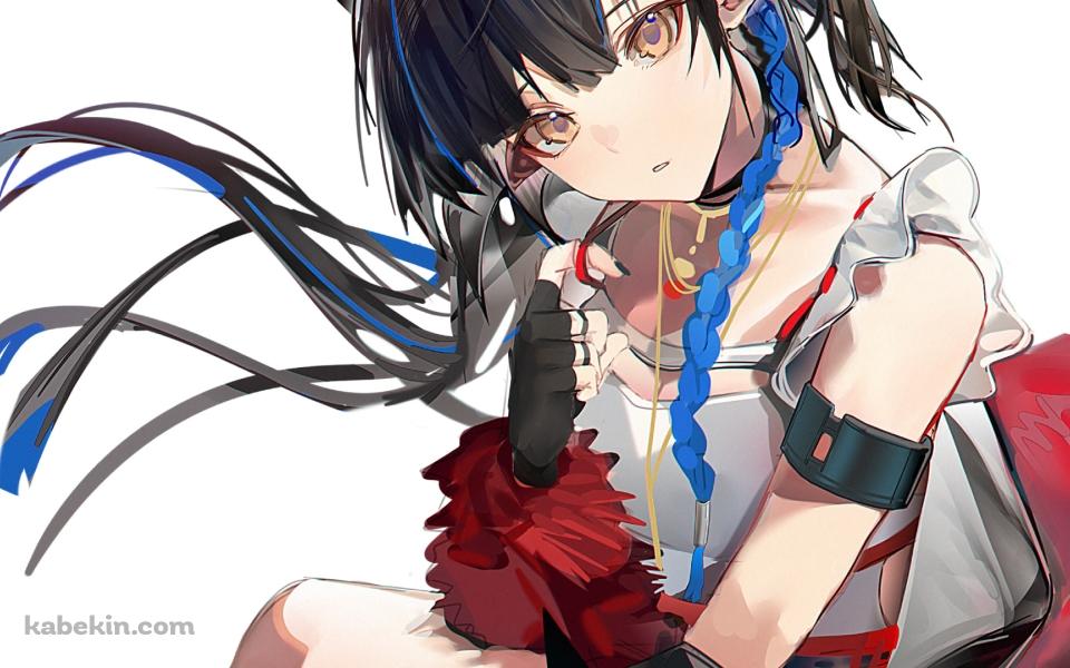 綺麗なブラックナイト / アークナイツ / ファンアート / イラストの壁紙(960px x 600px) 高画質 PC・デスクトップ用