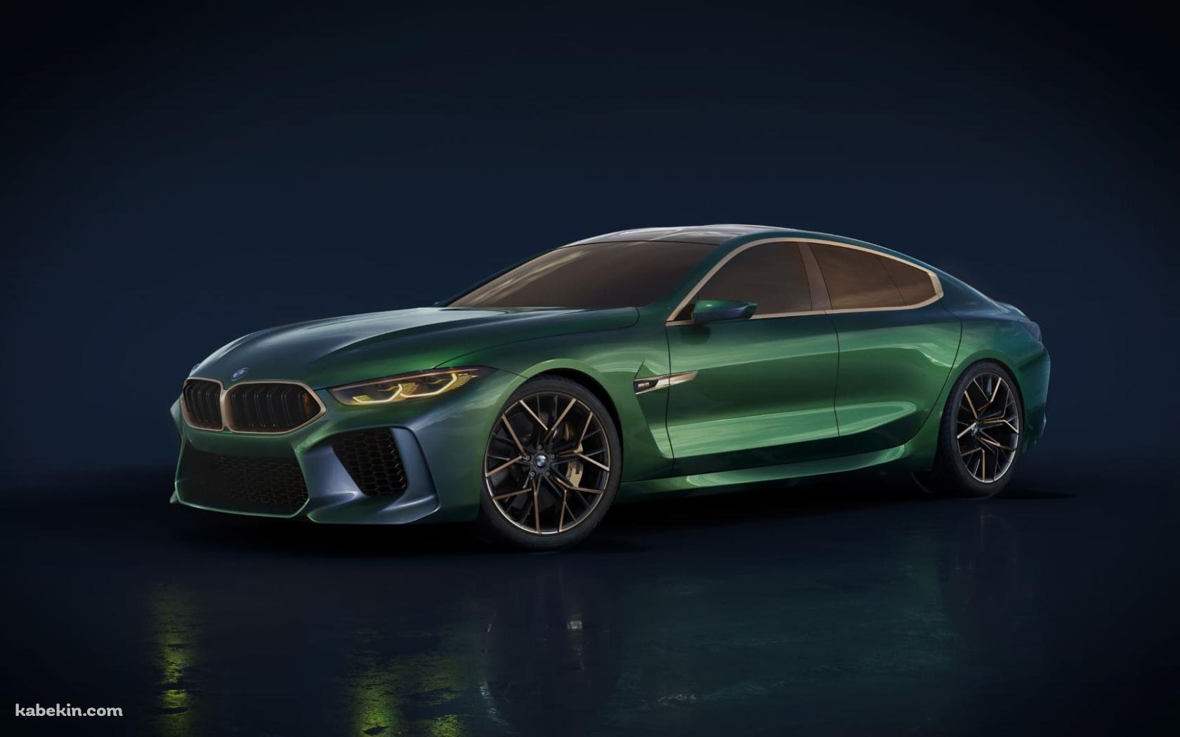 BMW M8 グラン クーペ 緑 / BMW M8 Gran Coupe Greenの壁紙(1680px x 1050px) 高画質 PC・デスクトップ用