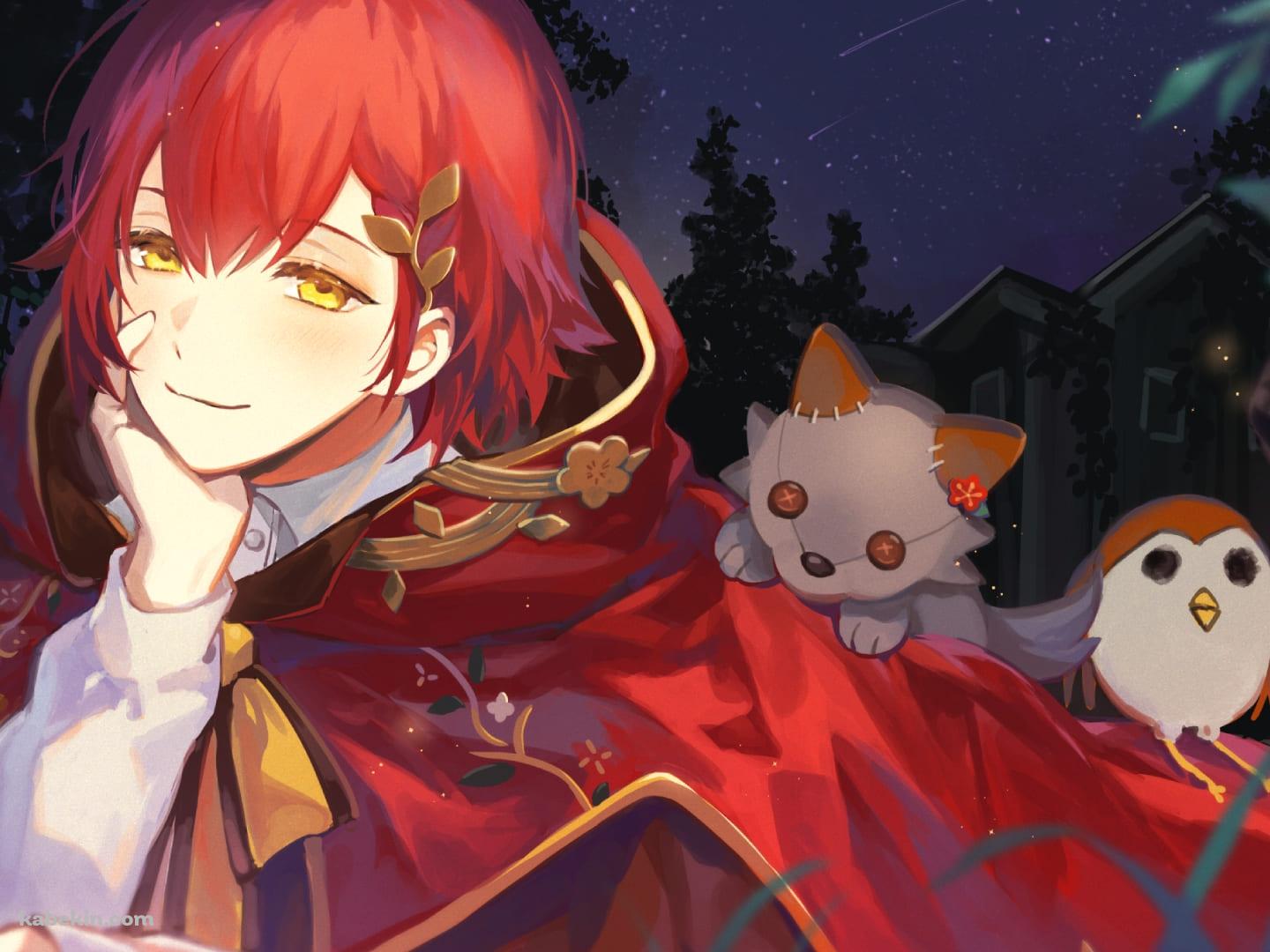 花咲みやび / バーチャルYouTuber / ホロライブ / ホロスターズ / ファンアート / イラストの壁紙(1440px x 1080px) 高画質 PC・デスクトップ用