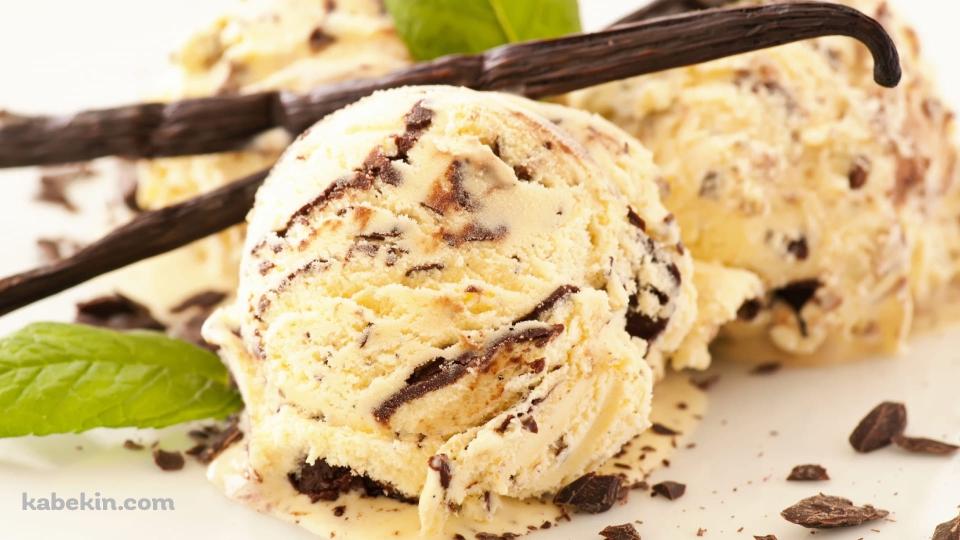 チョコチップ バニラ アイスクリームの壁紙(960px x 540px) 高画質 PC・デスクトップ用