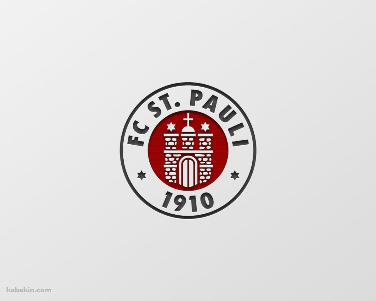 FCザンクトパウリ / FC St Pauli / ロゴ / 白の壁紙(1280px x 1024px) 高画質 PC・デスクトップ用