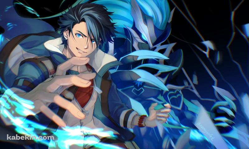 ヴァン・アークライド / グレンデル / アークライド解決事務所 / 主人公 / 英雄伝説 黎の軌跡 / ファンアート / イラストの壁紙(800px x 480px) 高画質 PC・デスクトップ用