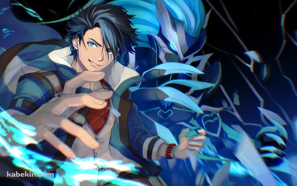 ヴァン・アークライド / グレンデル / アークライド解決事務所 / 主人公 / 英雄伝説 黎の軌跡 / ファンアート / イラストの壁紙(960px x 600px) 高画質 PC・デスクトップ用