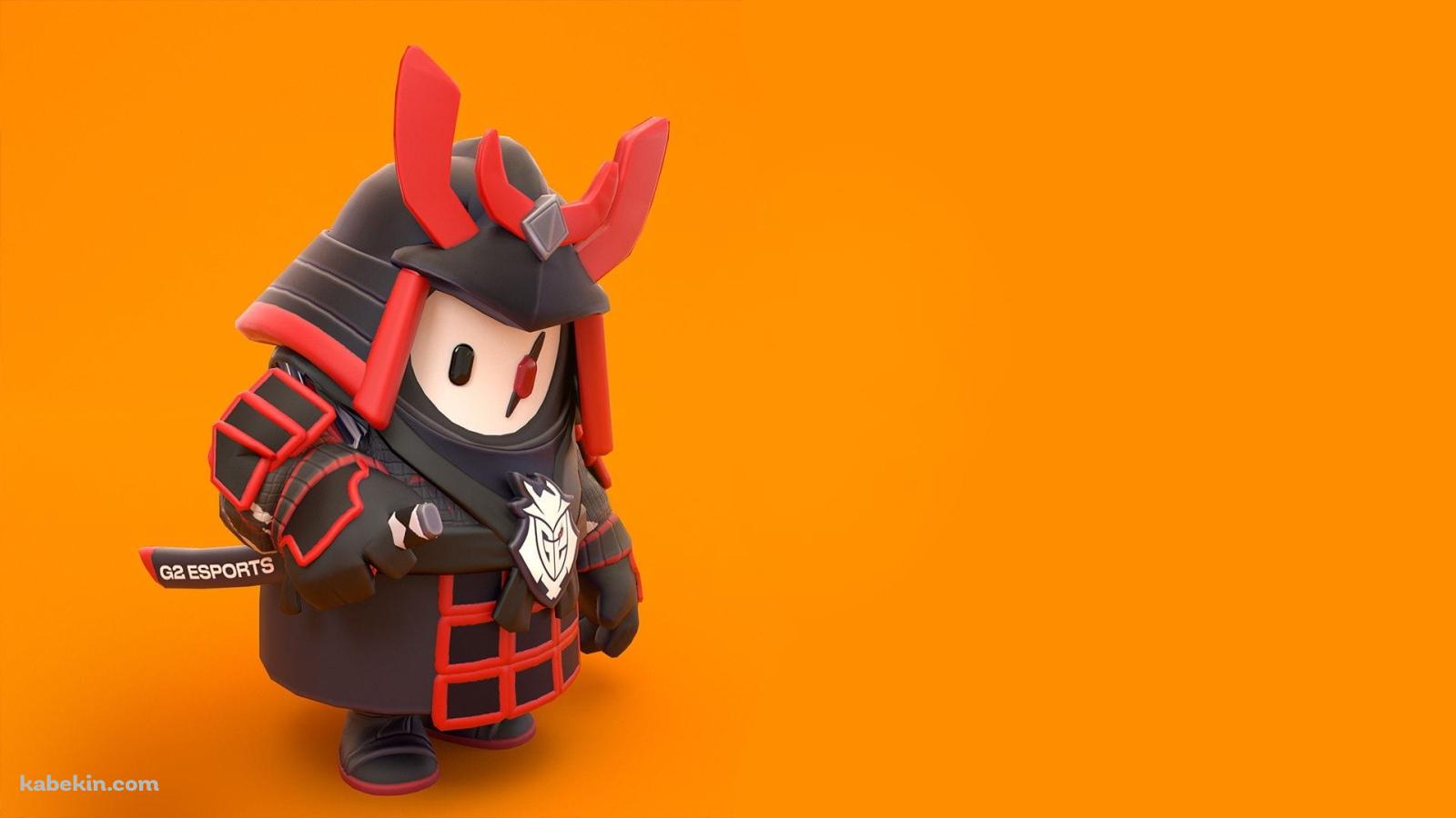 Fall Guys / フォールガイズ / 侍の壁紙(1600px x 900px) 高画質 PC・デスクトップ用