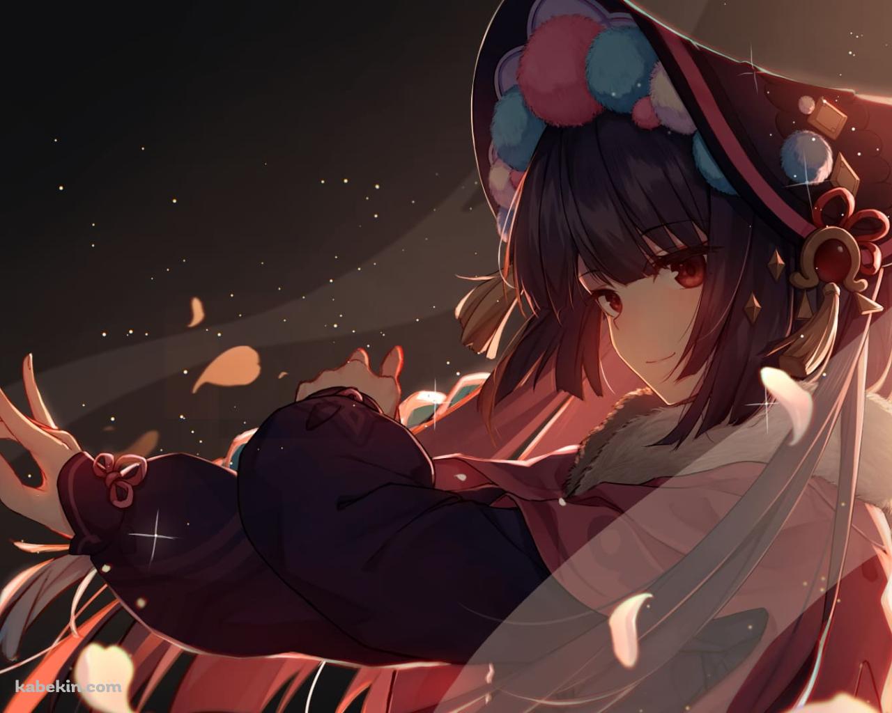 踊る雲菫（うんきん） / 劇団の座長 / 綺麗 / 原神の壁紙(1280px x 1024px) 高画質 PC・デスクトップ用