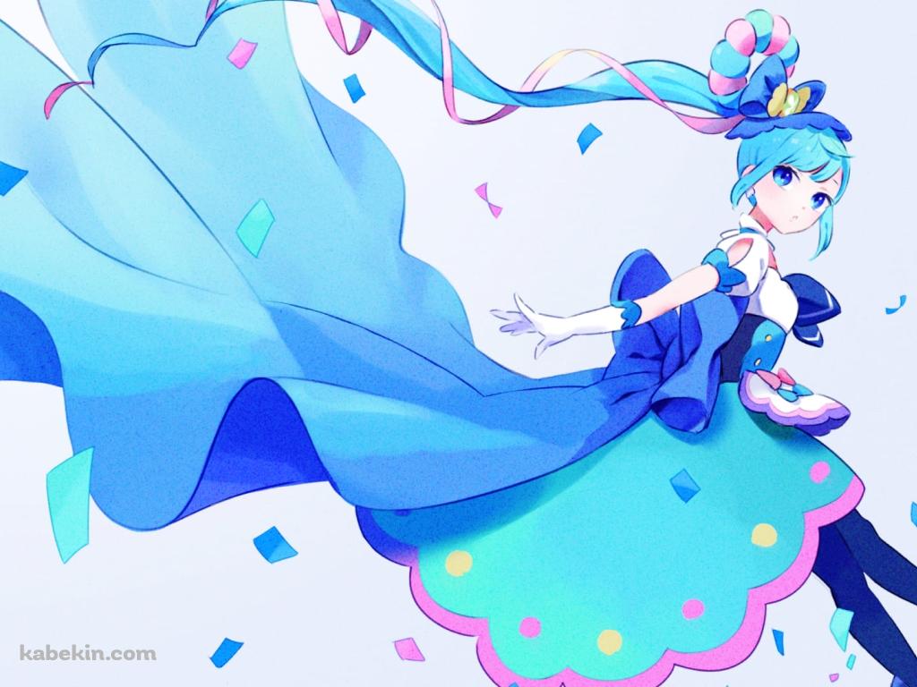 かわいい芙羽ここね(ふわここね) / キュアスパイシー / デリシャスパーティ♡プリキュア / ファンアート / イラストの壁紙(1024px x 768px) 高画質 PC・デスクトップ用