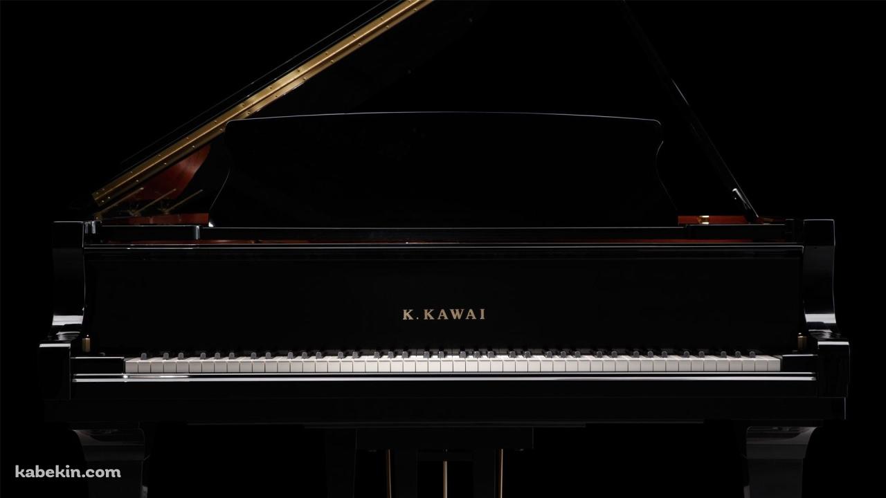 カワイのグランドピアノ / KAWAI Grand Pianoの壁紙(1280px x 720px) 高画質 PC・デスクトップ用