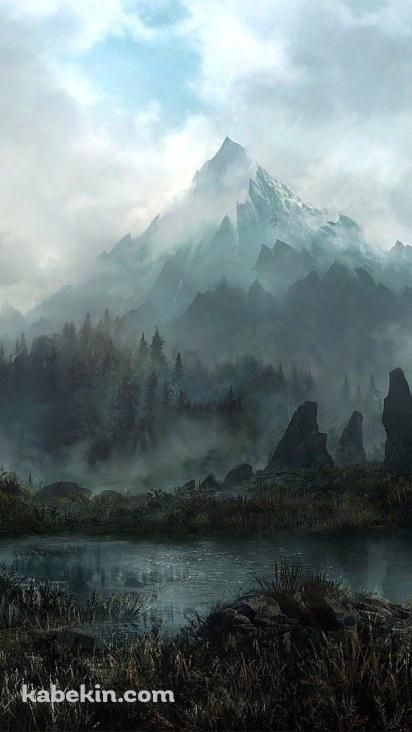 湿地帯 / 湿原 / ドラゴン / ファンタジーの壁紙(412px x 732px) 高画質 PC・デスクトップ用