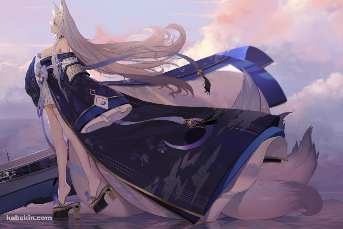 めちゃくちゃかっこいい信濃 / 横向き / アズールレーン / ファンアート / イラストの壁紙(1152px x 768px) 高画質 PC・デスクトップ用