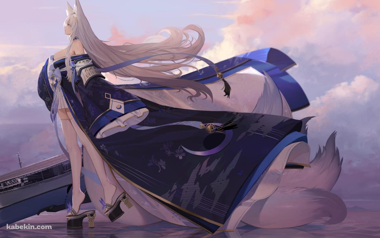 めちゃくちゃかっこいい信濃 / 横向き / アズールレーン / ファンアート / イラストの壁紙(1280px x 800px) 高画質 PC・デスクトップ用