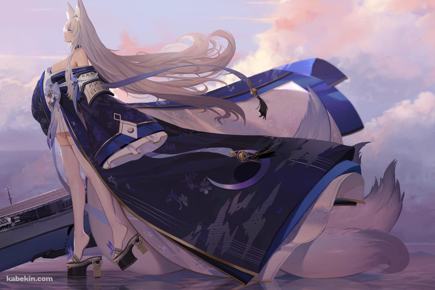 めちゃくちゃかっこいい信濃 / 横向き / アズールレーン / ファンアート / イラストの壁紙(1440px x 960px) 高画質 PC・デスクトップ用