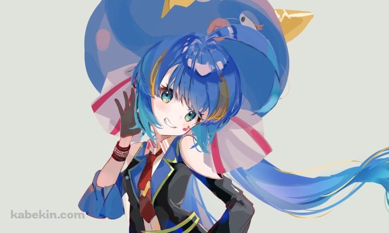 かわいい音街うな / ボカロ / ボーカロイド / ファンアート / イラストの壁紙(800px x 480px) 高画質 PC・デスクトップ用