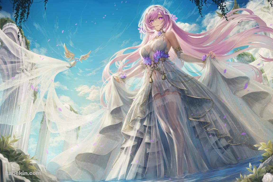 綺麗なエリシア / 崩壊3rd / ファンアート / イラストの壁紙(1152px x 768px) 高画質 PC・デスクトップ用