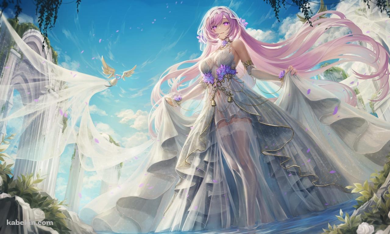 綺麗なエリシア / 崩壊3rd / ファンアート / イラストの壁紙(1280px x 768px) 高画質 PC・デスクトップ用