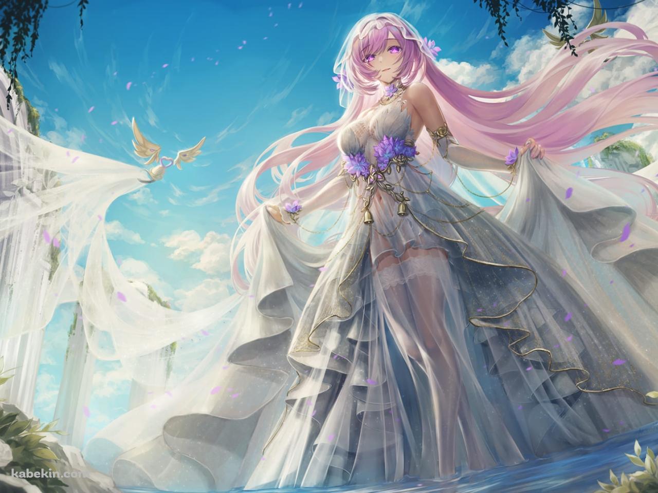 綺麗なエリシア / 崩壊3rd / ファンアート / イラストの壁紙(1280px x 960px) 高画質 PC・デスクトップ用
