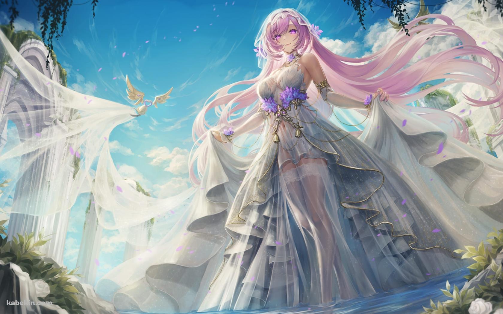 綺麗なエリシア / 崩壊3rd / ファンアート / イラストの壁紙(1680px x 1050px) 高画質 PC・デスクトップ用