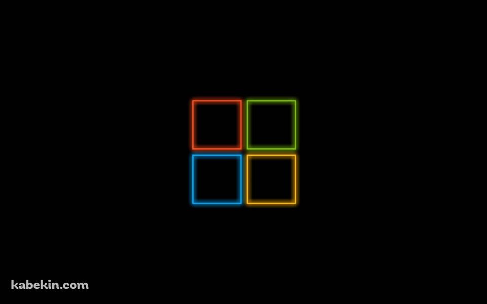 Windows / ネオン / 蛍光 / 4色の壁紙(960px x 600px) 高画質 PC・デスクトップ用