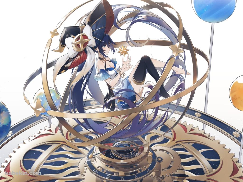 モナ / 惑星のオブジェクト / 原神の壁紙(1024px x 768px) 高画質 PC・デスクトップ用