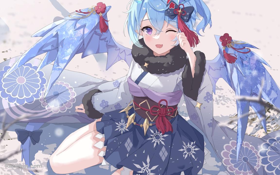 座ってこちらに微笑んでいるシェフィ / プリコネ / プリンセスコネクト！ / ファンアート / イラストの壁紙(1152px x 720px) 高画質 PC・デスクトップ用