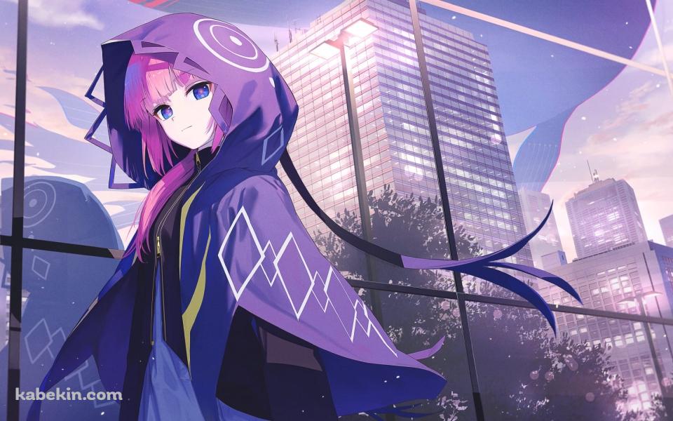 こちらを見つめる花譜（かふ） / カメラ目線 / バーチャルyoutuber / バーチャルシンガー / ファンアート / イラストの壁紙(960px x 600px) 高画質 PC・デスクトップ用