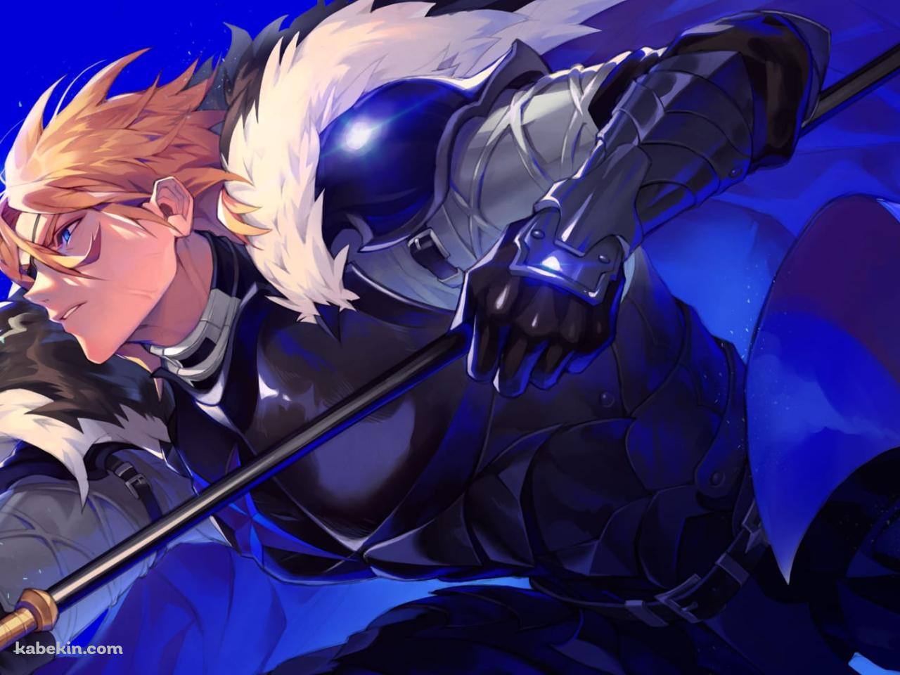 槍をかまえるかっこいいディミトリ=アレクサンドル=ブレーダッド / ファイアーエムブレム風花雪月 / ファンアート / イラストの壁紙(1280px x 960px) 高画質 PC・デスクトップ用