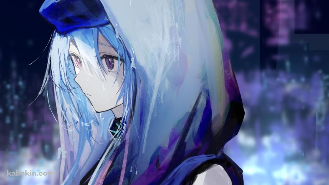 雨に濡れるミズキ / アークナイツ / ファンアート / イラストの壁紙(1051px x 591px) 高画質 PC・デスクトップ用