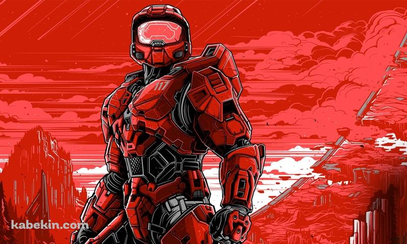 HALO / 赤の壁紙(800px x 480px) 高画質 PC・デスクトップ用