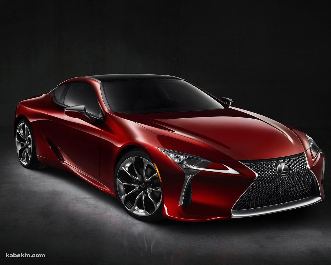 赤いLexus LC F / レクサス / EXPERIENCE AMAZING / トヨタ自動車の壁紙(1280px x 1024px) 高画質 PC・デスクトップ用