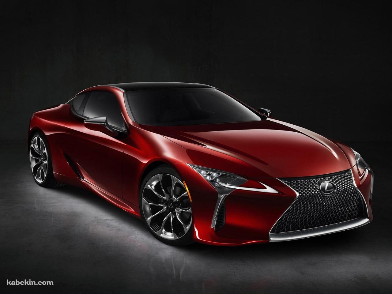 赤いLexus LC F / レクサス / EXPERIENCE AMAZING / トヨタ自動車の壁紙(1280px x 960px) 高画質 PC・デスクトップ用