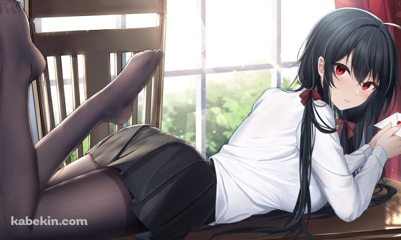 机の上でラブレターを持ちこちらを見る可愛い大鳳 / アズールレーンの壁紙(800px x 480px) 高画質 PC・デスクトップ用