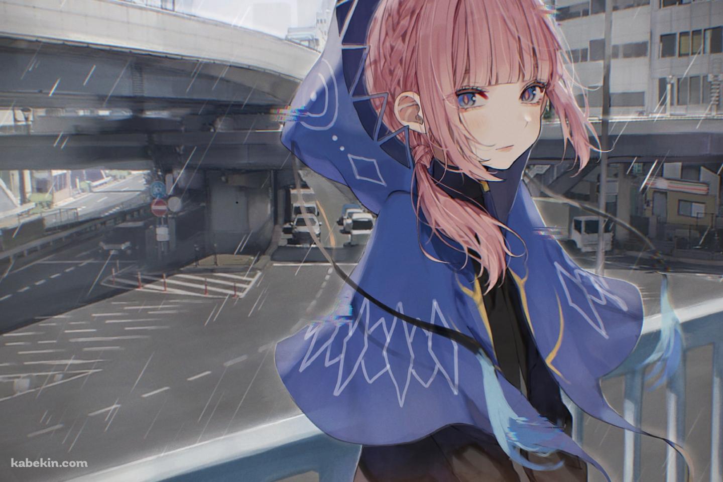 花譜 / 渋谷 / 高架橋 / 雨 / バーチャルYouTuberの壁紙(1440px x 960px) 高画質 PC・デスクトップ用