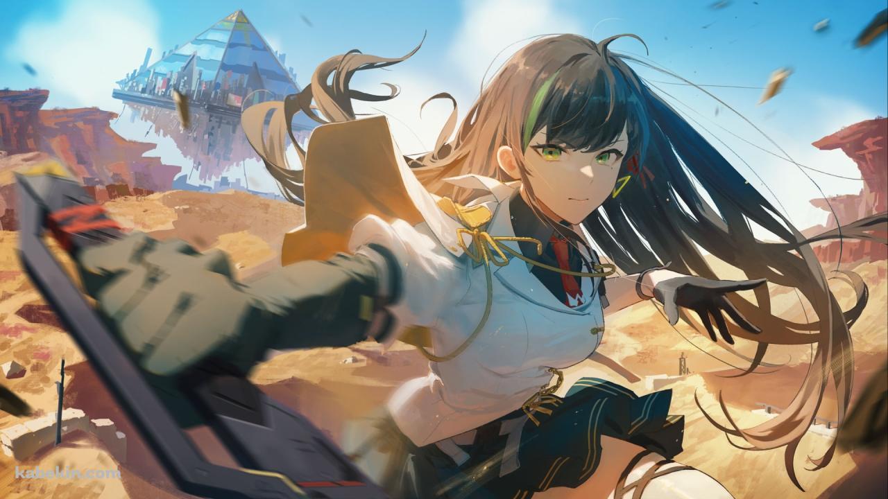 荒野で剣を振るうかっこいいリンヤ / 幻塔 / 幻塔手游 / tower of fantasyの壁紙(1280px x 720px) 高画質 PC・デスクトップ用