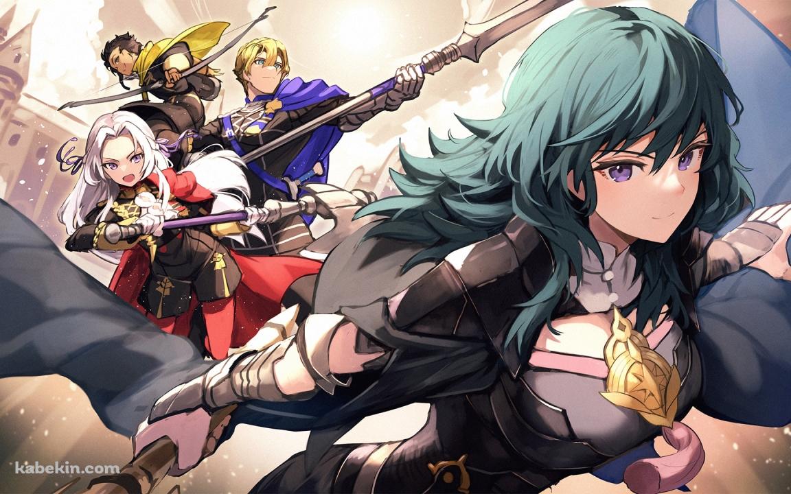 エーデルガルト=フォン=フレスベルグ / ベレス / ディミトリ=アレクサンドル=ブレーダッド / クロード・フォン・リーガン / ファイアーエムブレム風花雪月の壁紙(1152px x 720px) 高画質 PC・デスクトップ用