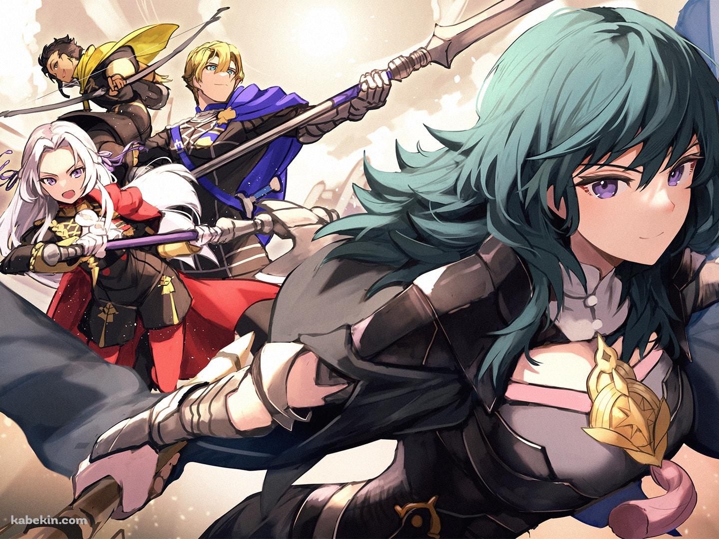 エーデルガルト=フォン=フレスベルグ / ベレス / ディミトリ=アレクサンドル=ブレーダッド / クロード・フォン・リーガン / ファイアーエムブレム風花雪月の壁紙(1440px x 1080px) 高画質 PC・デスクトップ用