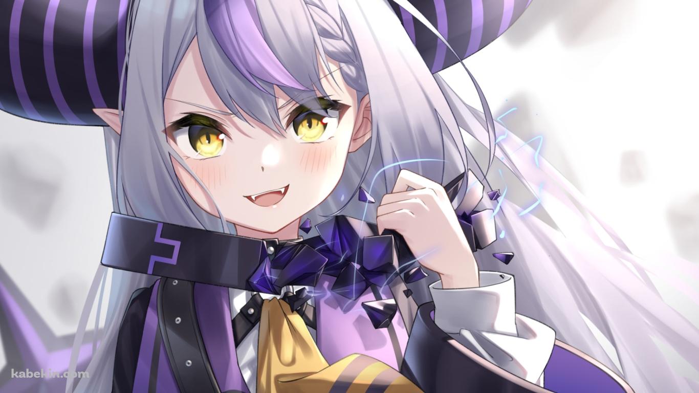首輪を壊すラプラス・ダークネス / ホロライブ / バーチャルYouTuberの壁紙(1366px x 768px) 高画質 PC・デスクトップ用