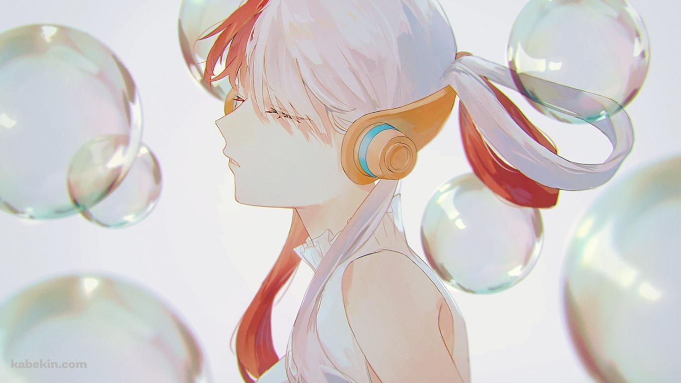 シャボン玉に囲まれたウタ / ワンピースの壁紙(1366px x 768px) 高画質 PC・デスクトップ用