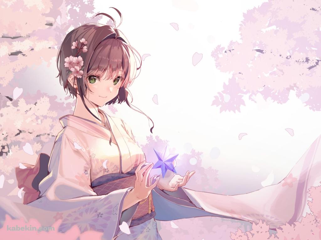 どちゃくそ綺麗な木之本桜 / 桜の木 / カードキャプターさくらの壁紙(1024px x 768px) 高画質 PC・デスクトップ用