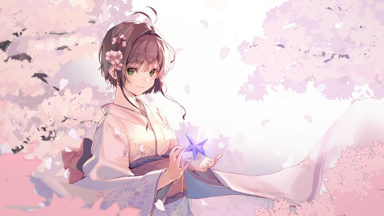 どちゃくそ綺麗な木之本桜 / 桜の木 / カードキャプターさくらの壁紙(1600px x 900px) 高画質 PC・デスクトップ用