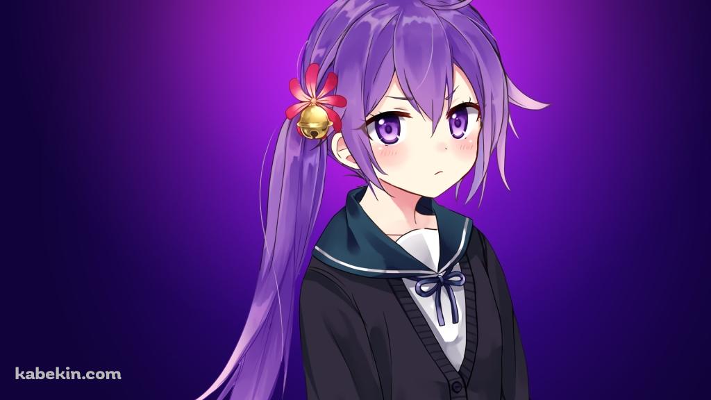 曙 / 鈴の髪飾り / 紫 / 艦隊これくしょんの壁紙(1024px x 576px) 高画質 PC・デスクトップ用